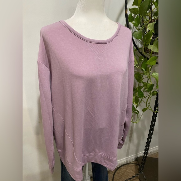 Marika Tops - 4) Marika Women's Activewear Long Sleeve Pullover 1X Sweatshirt